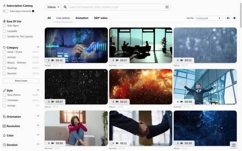 365个视频背景，打造你的个性化视频库