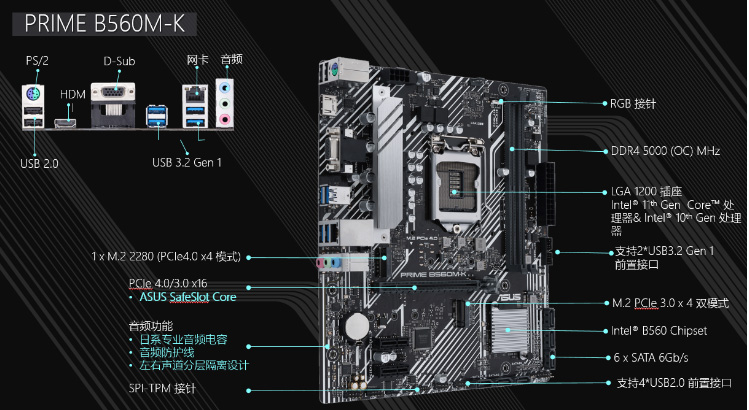 华硕PRIME B365M-K主板接线视频,手把手教你搞定机箱跳线,再也不用对着说明书发愁 华硕PRIME B365M-K主板接线视频,手把手教你搞定机箱跳线,再也不用对着说明书发愁